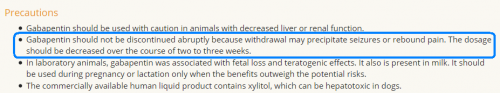 https://www.wedgewoodpetrx.com/learning-center/professional-monographs/gabapentin-for-veterinary-use.html